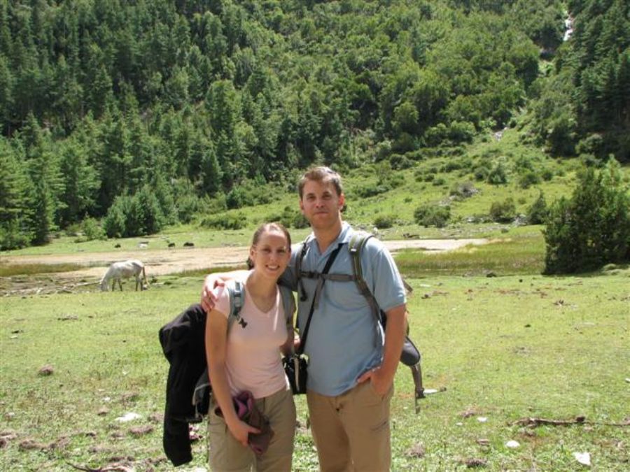 On the way to Pisang